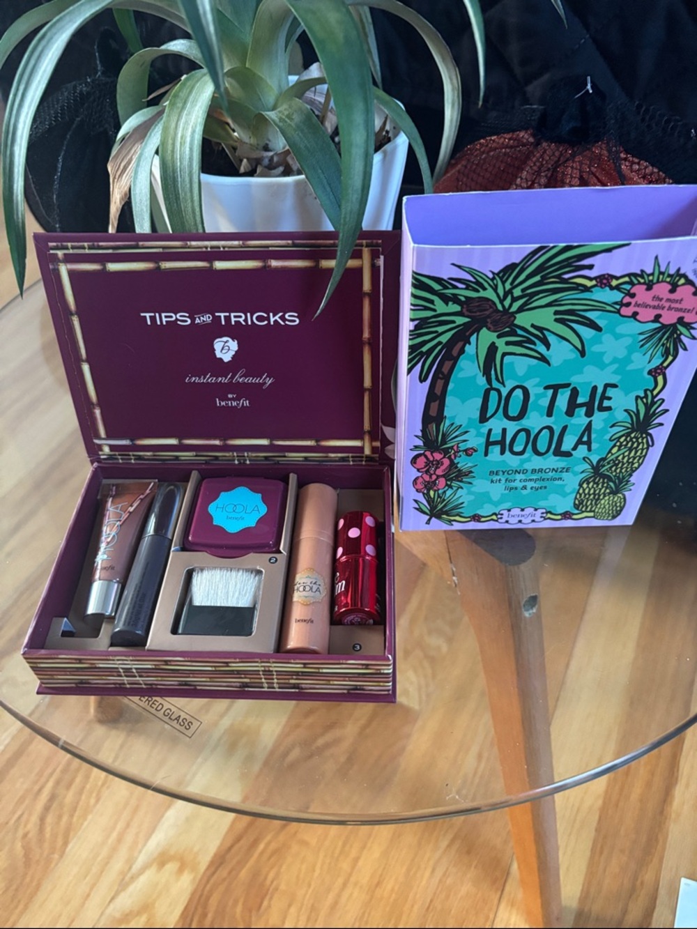Benefit Do The Hoola Bronzing Set - Purple & Teal Packaging
